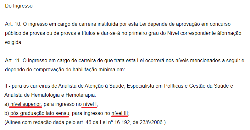 Imagem: Tópico Do Ingresso - Lei 15.462_2005 - Reposicionamento na Carreira